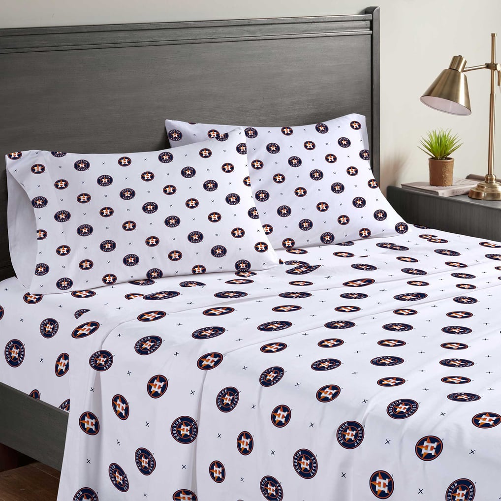 Houston Astros Pegasus Four-Piece Queen Sheet Set