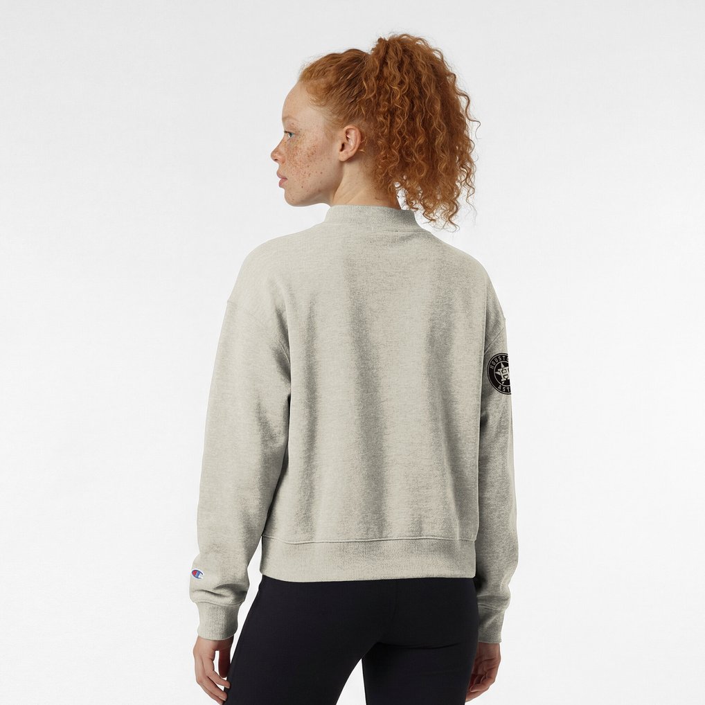 Houston Astros Champion Women's Triumph Tri-Blend Sweatshirt - Stone