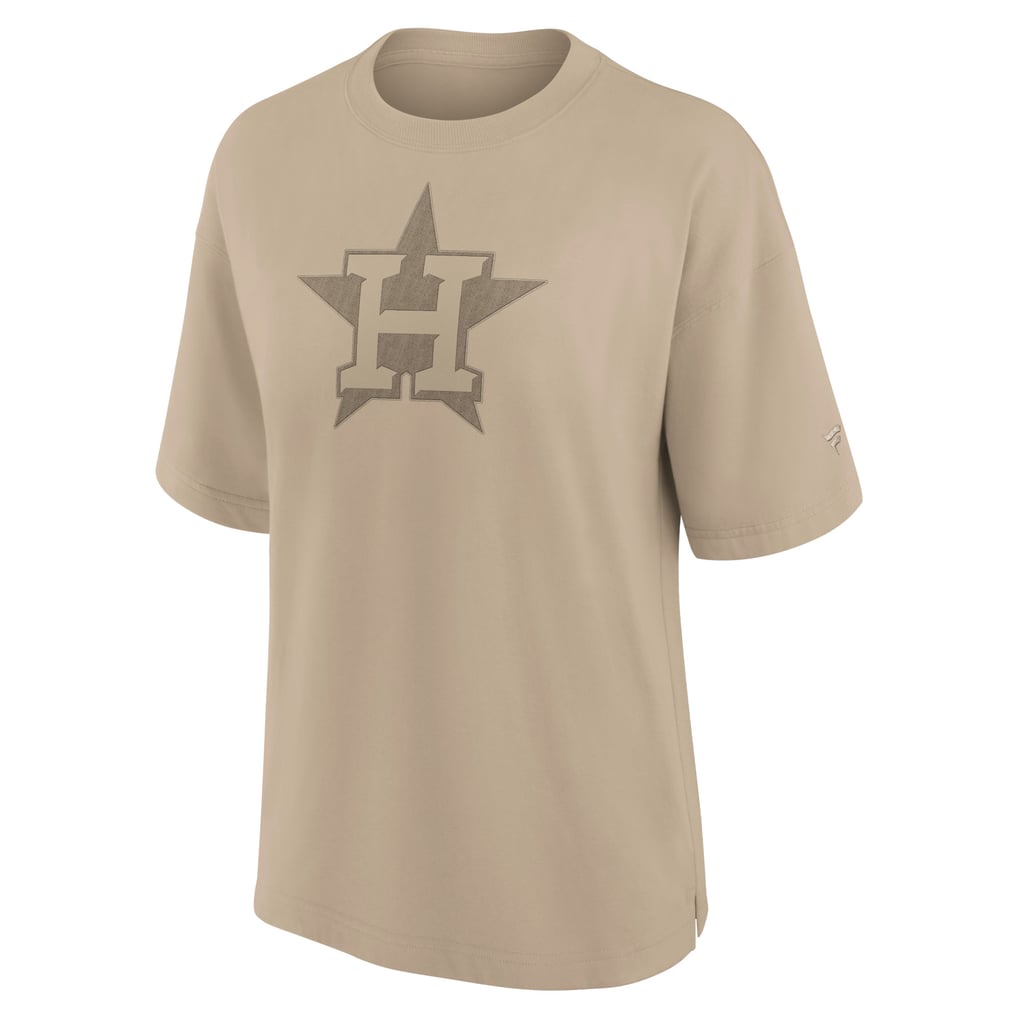 Houston Astros Fanatics Women's Oversized Elements T-Shirt - Khaki