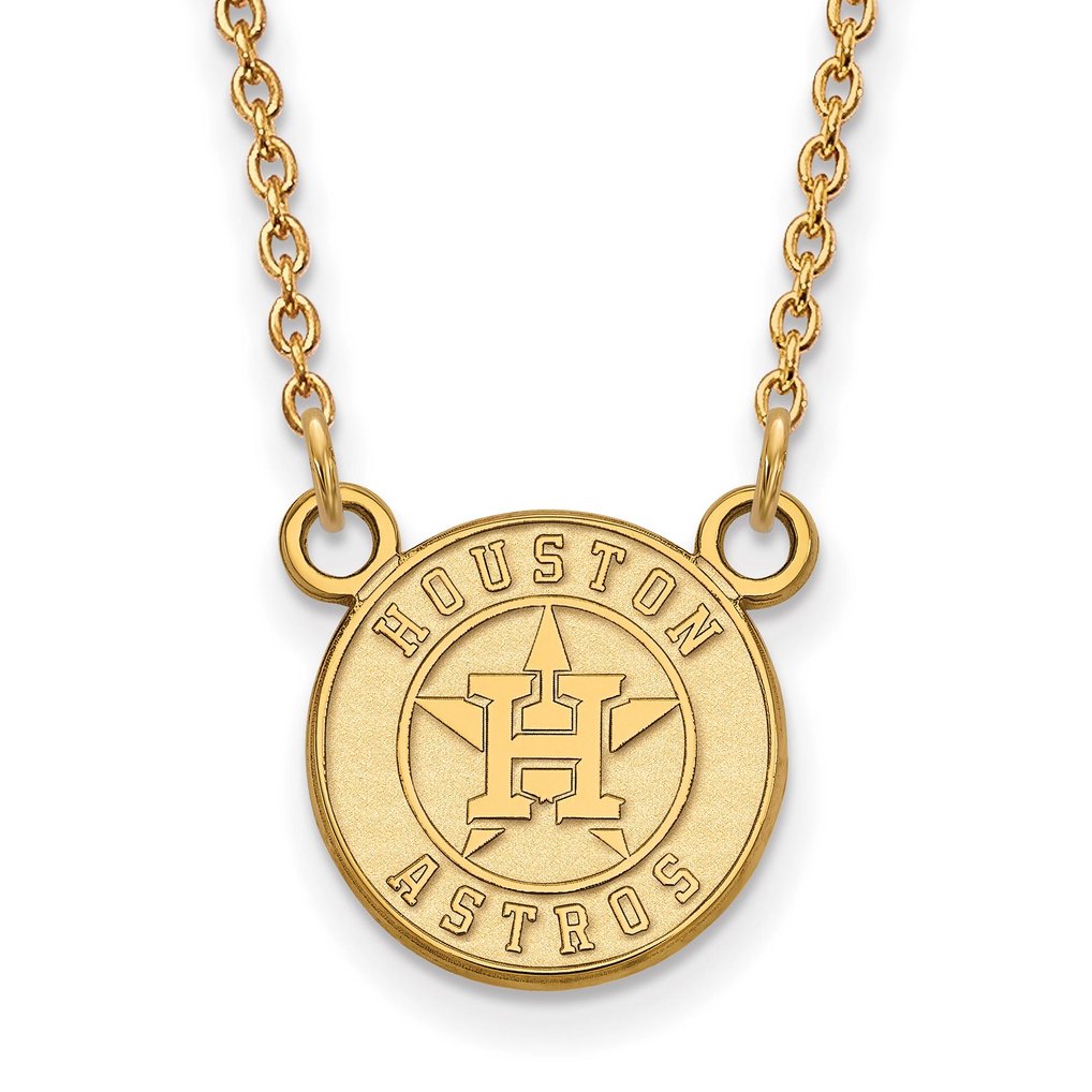 Houston Astros Women's Gold-Plated Small Pendant