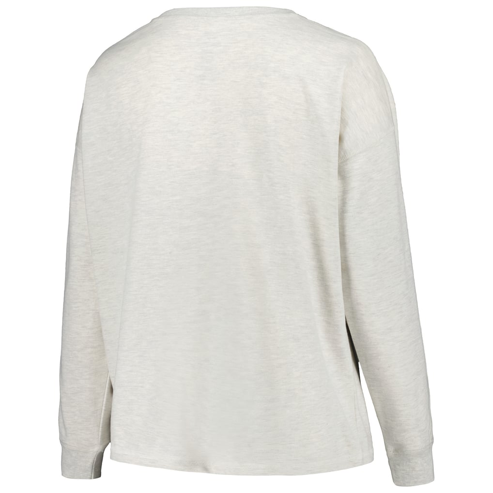Houston Astros Profile Women's Plus Size French Terry Pullover Sweatshirt - Oatmeal