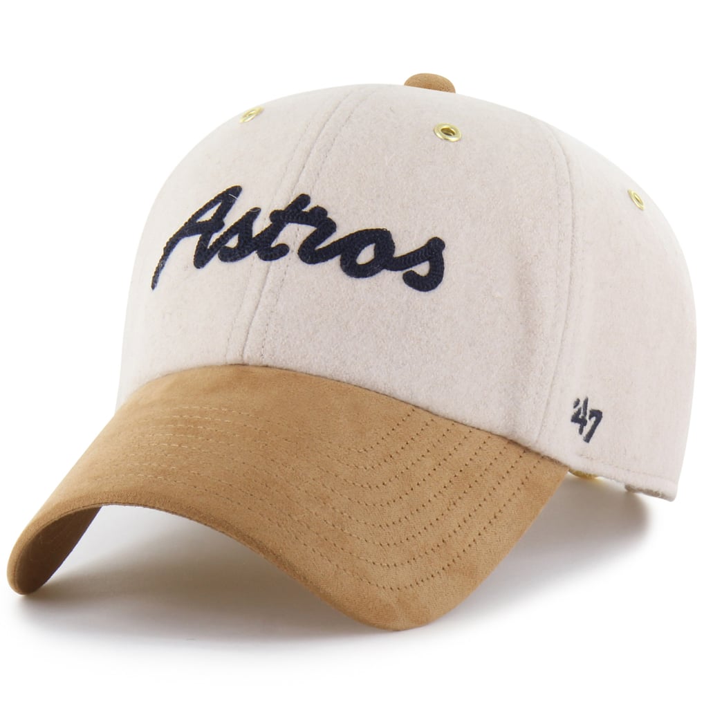Houston Astros Stoney Clover Lane x '47 Women's Script Charm Clean Up Adjustable Hat - Natural