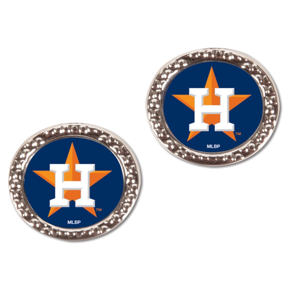 Houston Astros WinCraft Women's Round Post Earrings