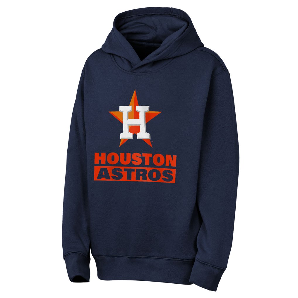  Houston Astros Outerstuff Youth Back to Basics Hoodie - Navy