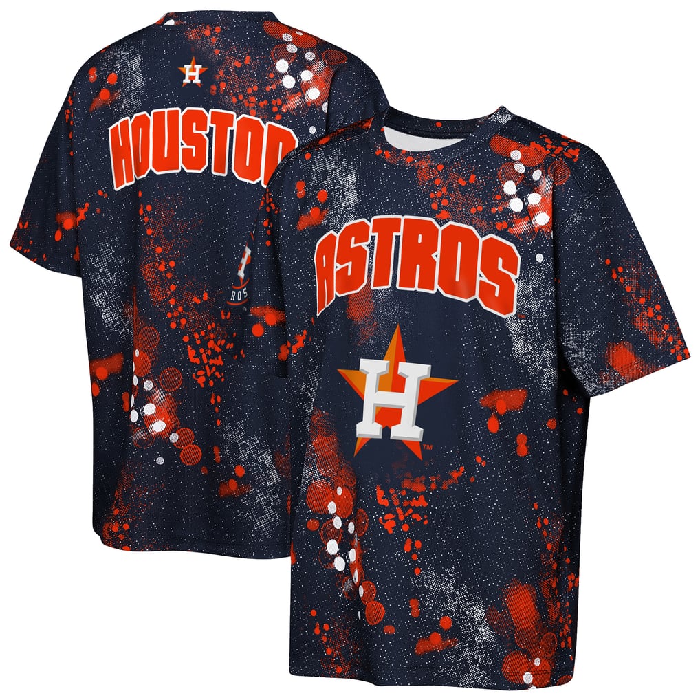 Houston Astros Outerstuff Youth Y2 Tech Stadium Lights T-Shirt - Navy