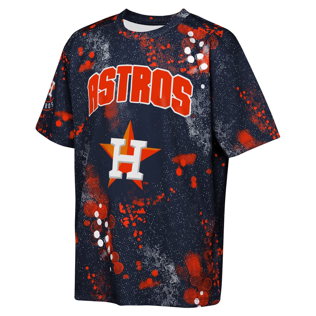 Houston Astros Outerstuff Youth Y2 Tech Stadium Lights T-Shirt - Navy
