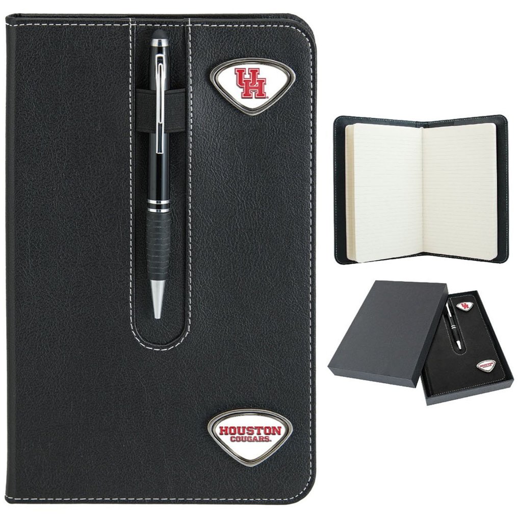 Houston Cougars Business Notebook - Black