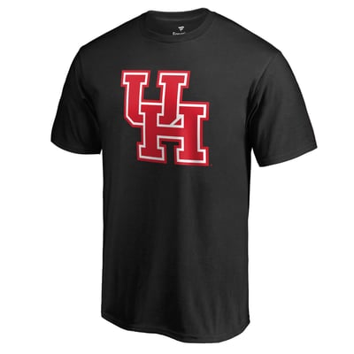 Houston Cougars Primary Logo T-Shirt - Black