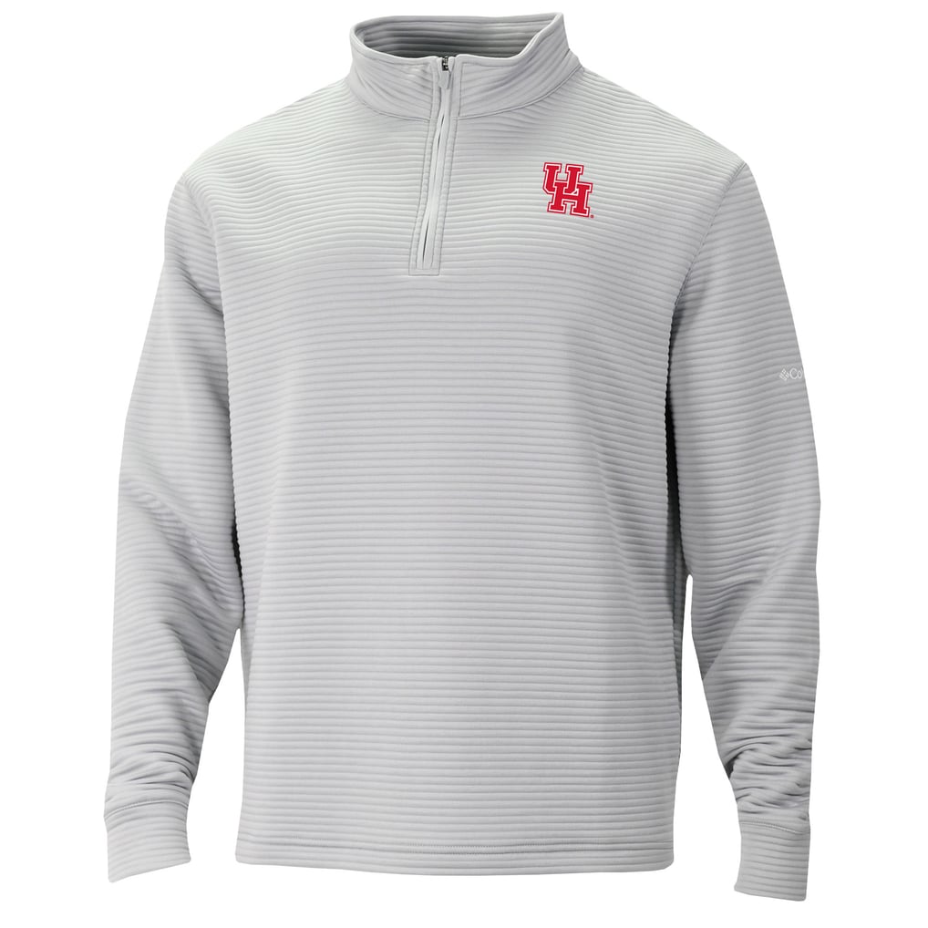 Houston Cougars Columbia Omni-Wick Pack It Up Quarter-Zip Pullover - Gray