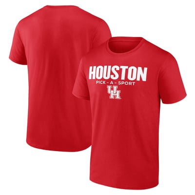 Houston Cougars Authentic Pick-A-Sport T-Shirt – Red
