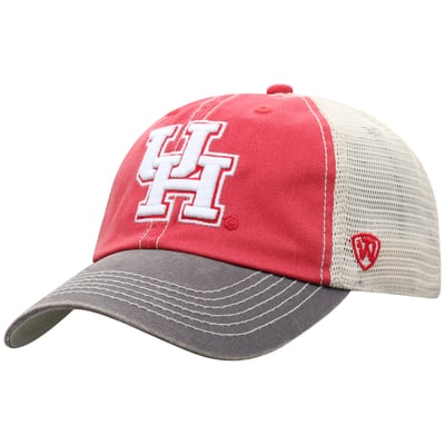 Houston Cougars Top of the World Offroad Trucker Snapback Hat - Red