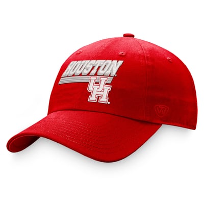 Houston Cougars Top of the World Slice Adjustable Hat - Red
