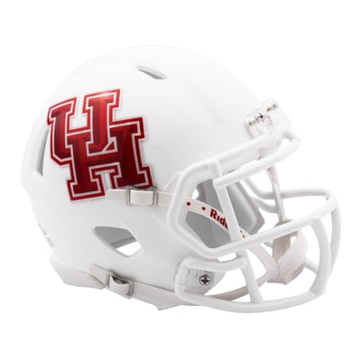 Houston Cougars Riddell Matte White Speed Mini Helmet