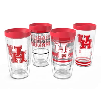 Houston Cougars TervisFour-Pack 16oz. Classic Tumbler Set