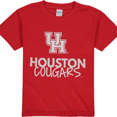 Houston Cougars Youth Logo T-Shirt - Red
