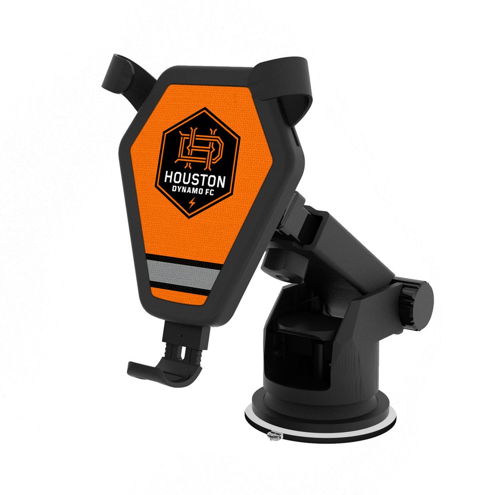 Houston Dynamo FC Stripe Design Wireless Car Charger