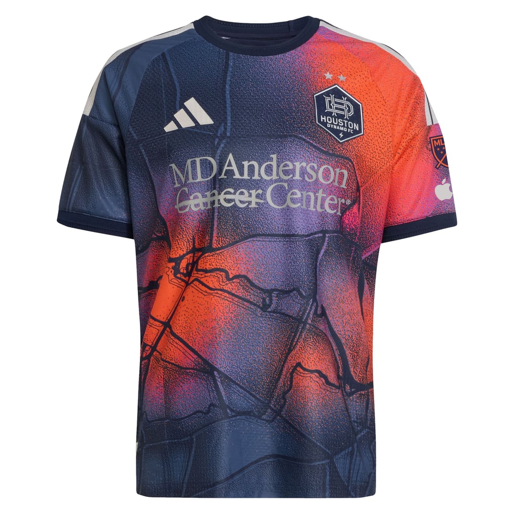 Houston Dynamo FC adidas 2026 Mission Control On-Field Authentic Patch Custom Jersey - Blue