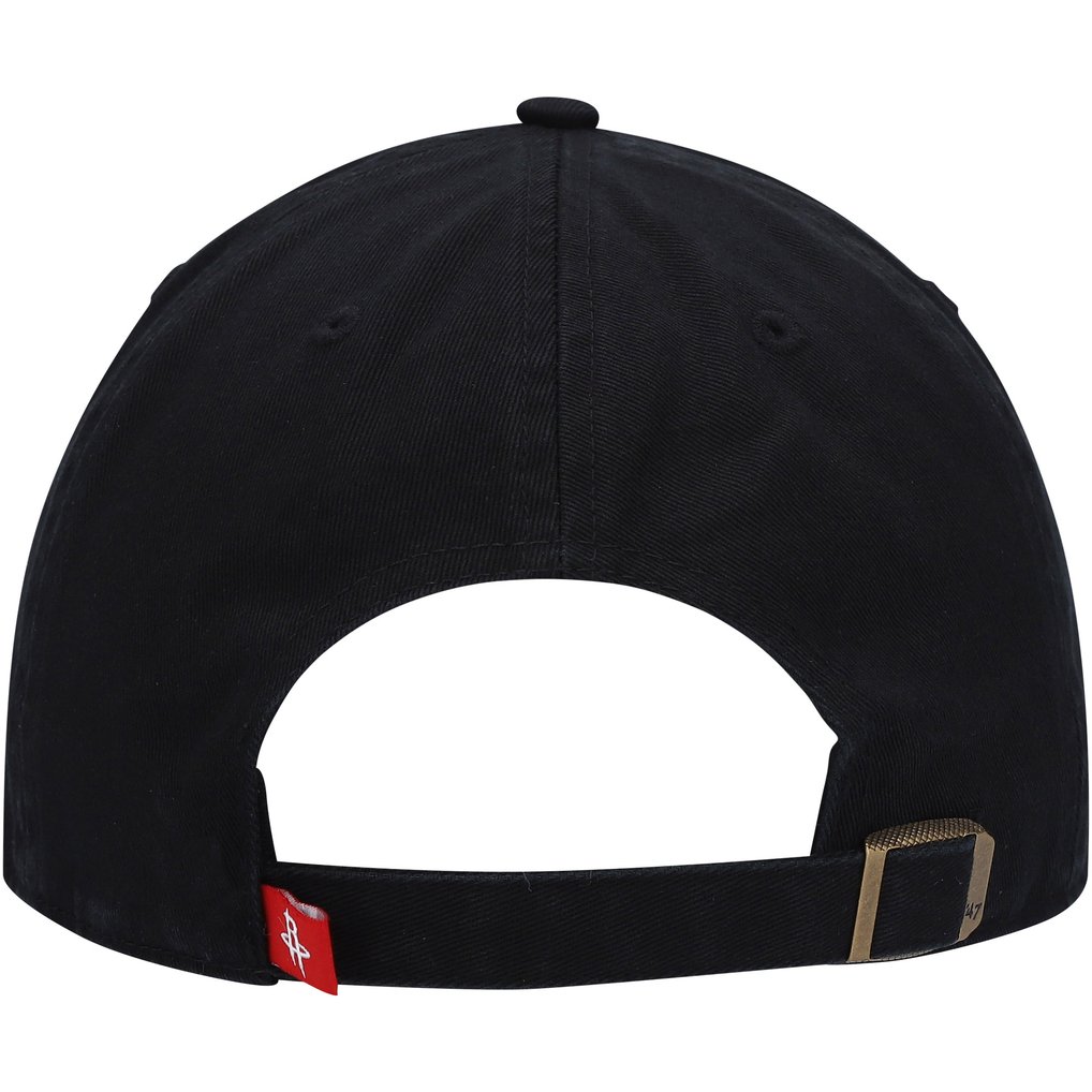  Houston Rockets '47 Core Logo Clean Up Adjustable Hat - Black