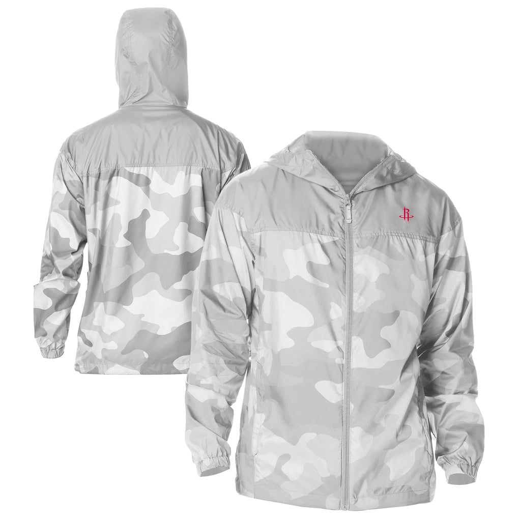 Houston Rockets Columbia Flash Challenger Windbreaker Jacket - Gray