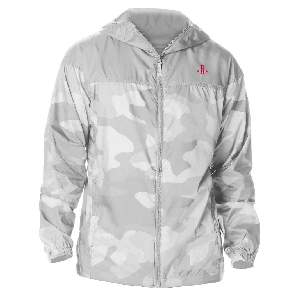 Houston Rockets Columbia Flash Challenger Windbreaker Jacket - Gray