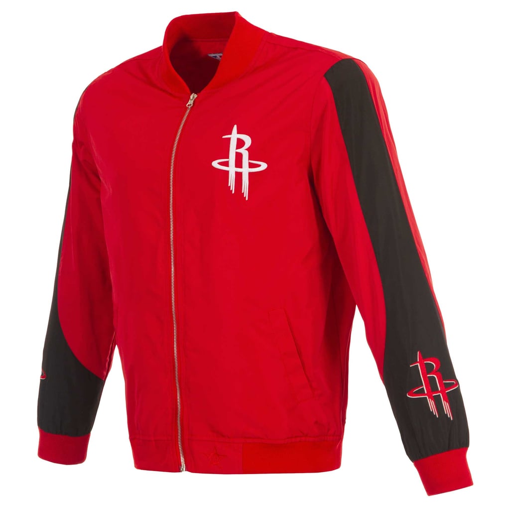  Houston Rockets JH Design Full-Zip Bomber Jacket - Red