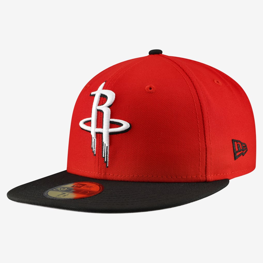 Houston Rockets New Era Two-Tone 59FIFTY Fitted Hat - Red