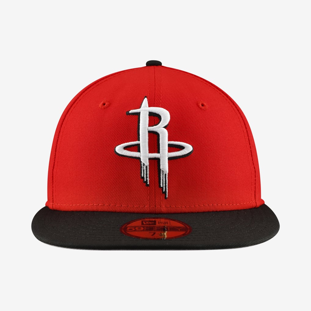 Houston Rockets New Era Two-Tone 59FIFTY Fitted Hat - Red