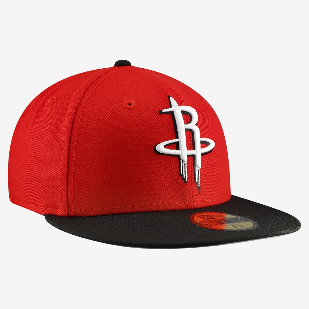 Houston Rockets New Era Two-Tone 59FIFTY Fitted Hat - Red