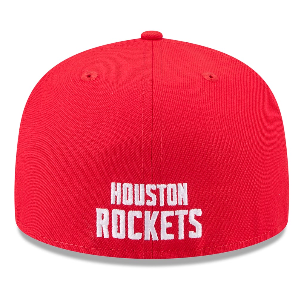  Houston Rockets New Era 2025 NBA Tip Off Split Panel 59FIFTY Fitted Hat - White/Red