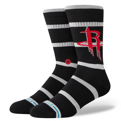 Houston Rockets Stance Unisex Prep Stripe Crew Sock