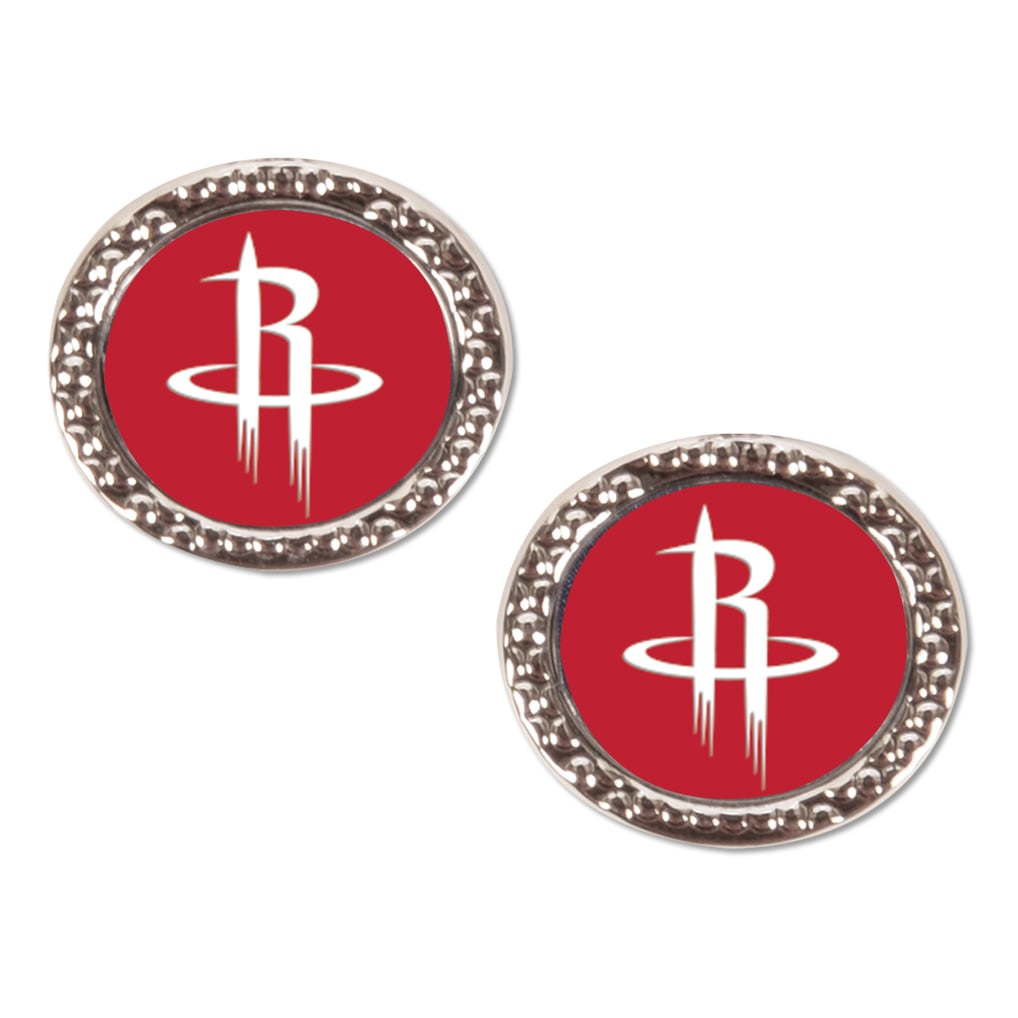 Houston Rockets WinCraft Round Team Post Earring