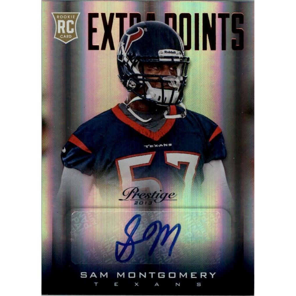 2013 Prestige Extra Points Red Autographs #284 Sam Montgomery