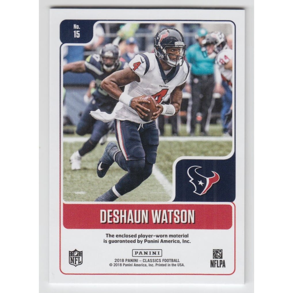 2018 Classics Classic Materials #15 Deshaun Watson