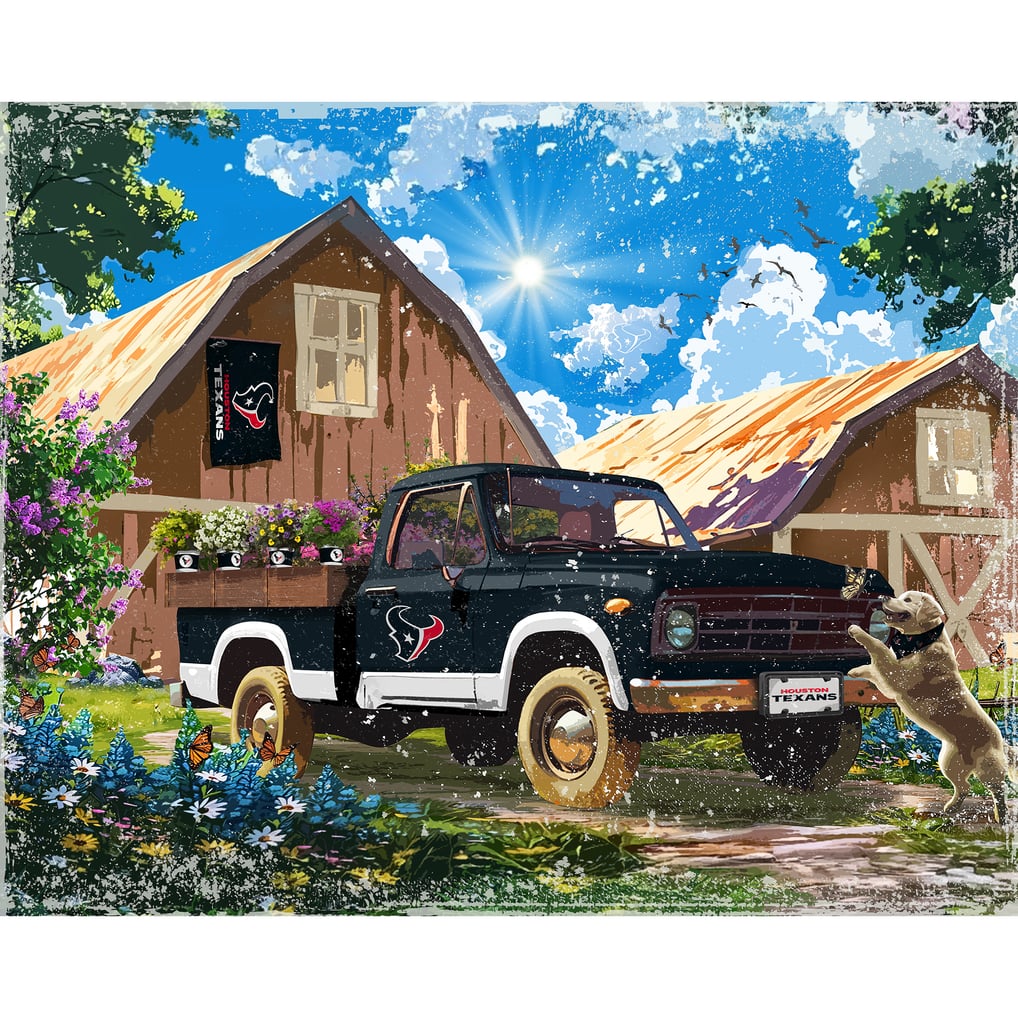 Houston Texans 12" x 11" Four Seasons LED Light Box