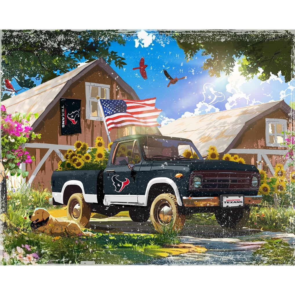 Houston Texans 12" x 11" Four Seasons LED Light Box