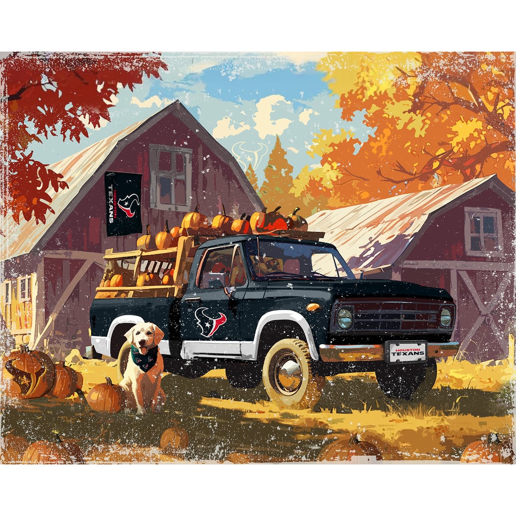 Houston Texans 12" x 11" Four Seasons LED Light Box