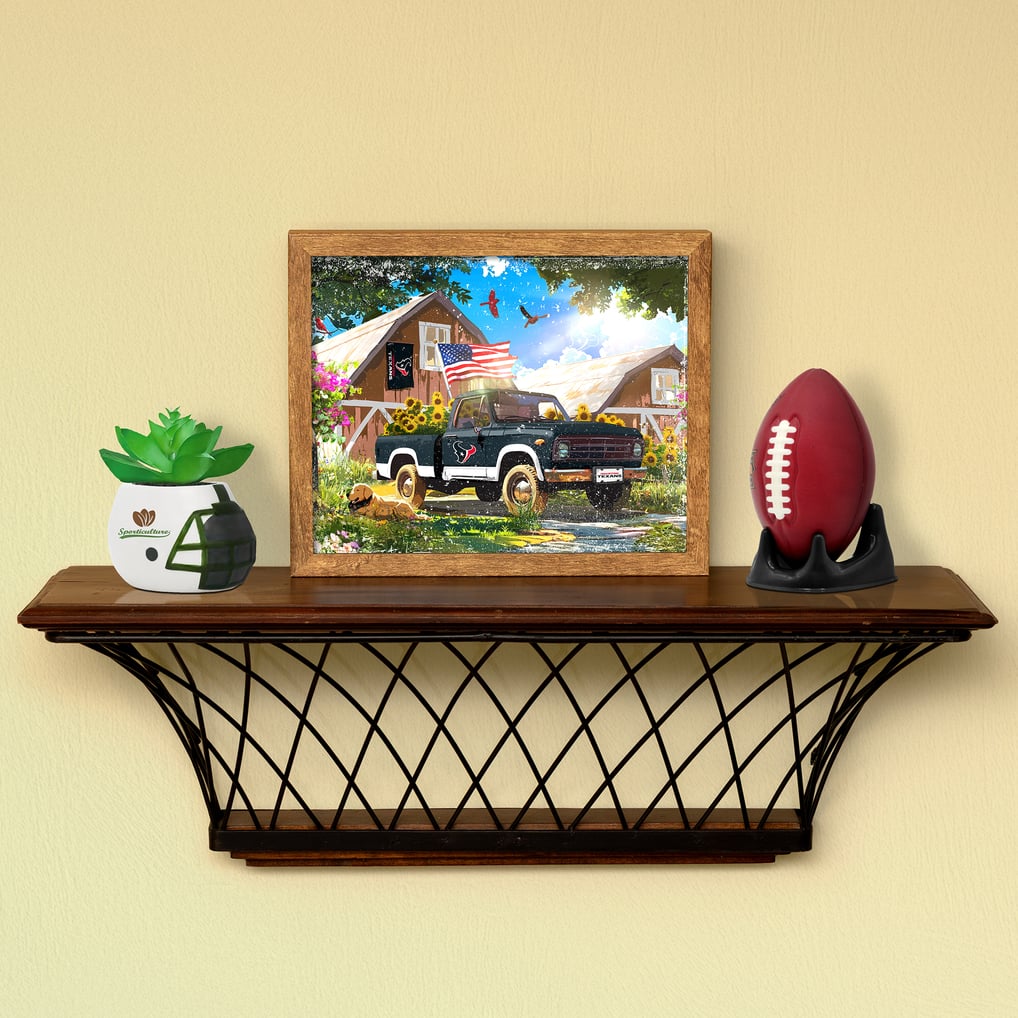 Houston Texans 12" x 11" Four Seasons LED Light Box
