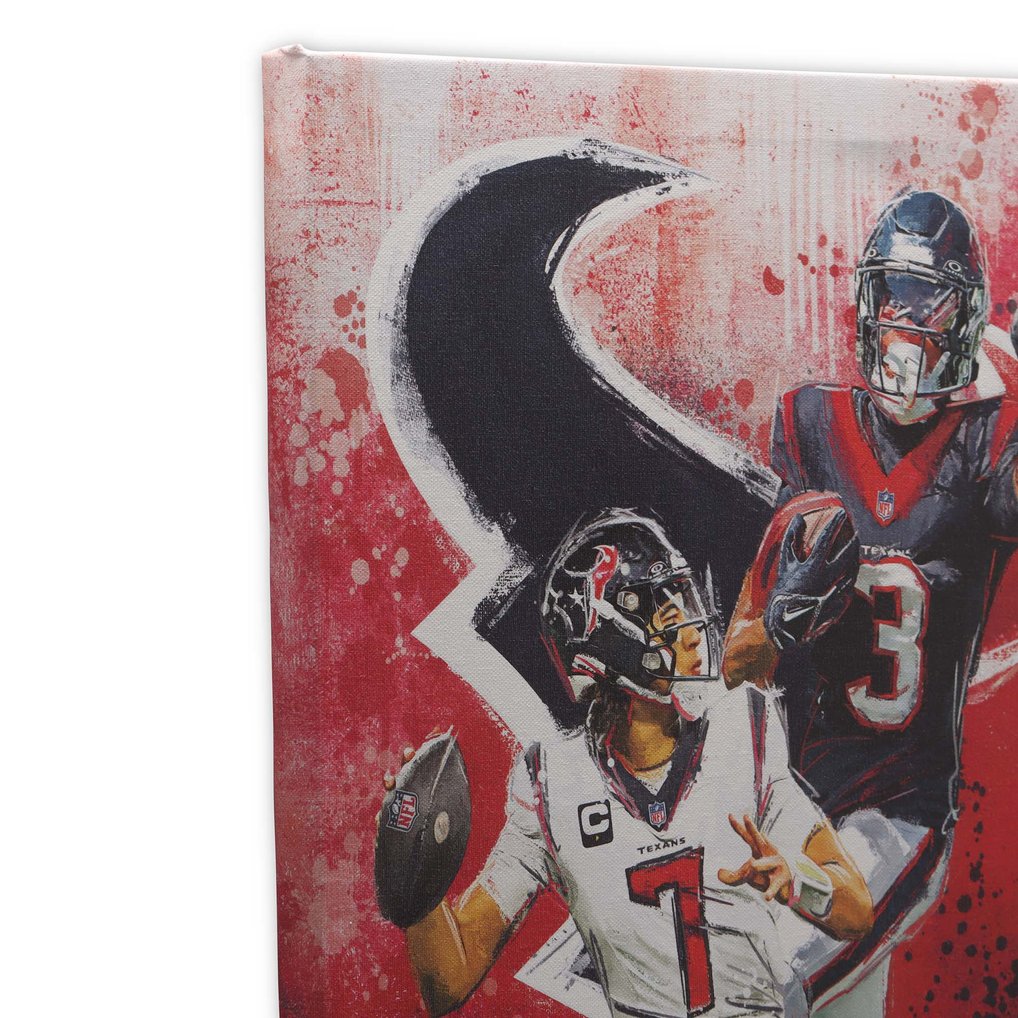 Houston Texans 15" x 23" Graffiti Canvas Wall Art