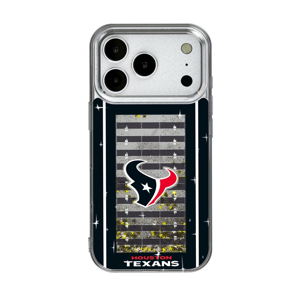 Houston Texans iPhone Field Design Glitter Case