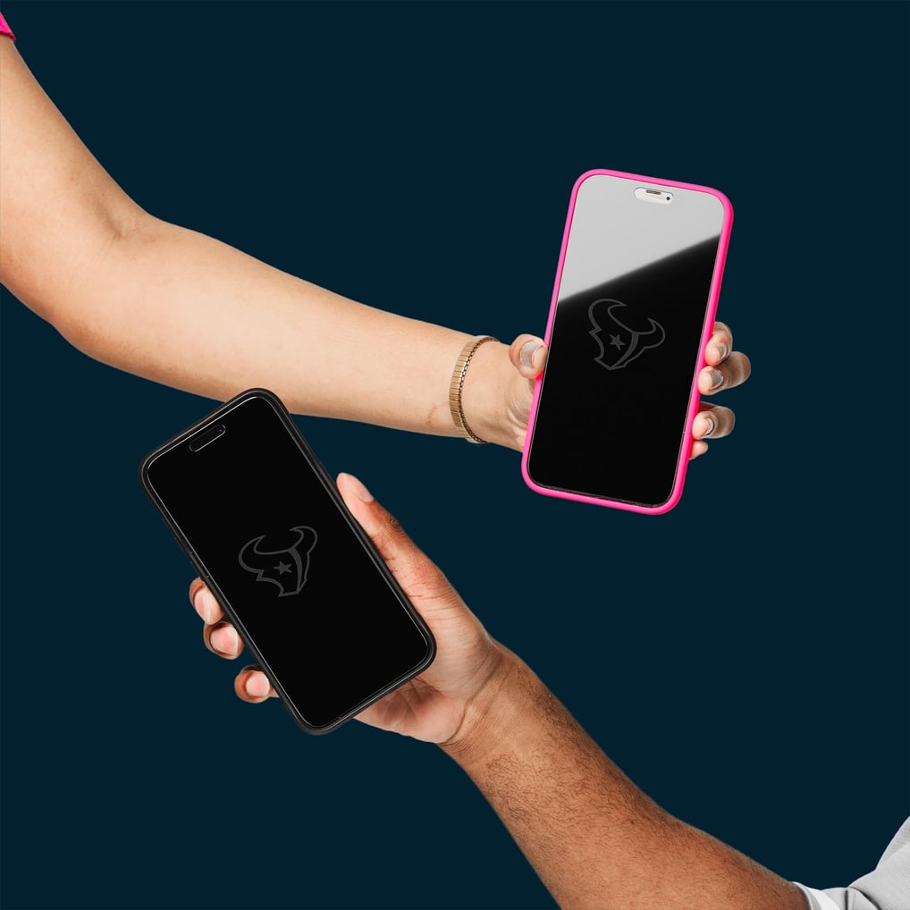 Houston Texans iPhone Privacy Glass Screen Protector