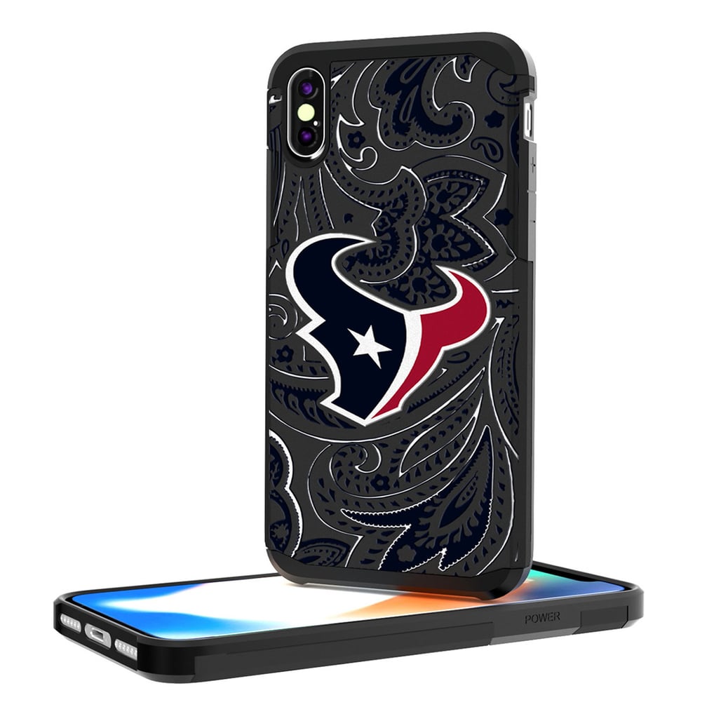 Houston Texans iPhone Rugged Paisley Design Case