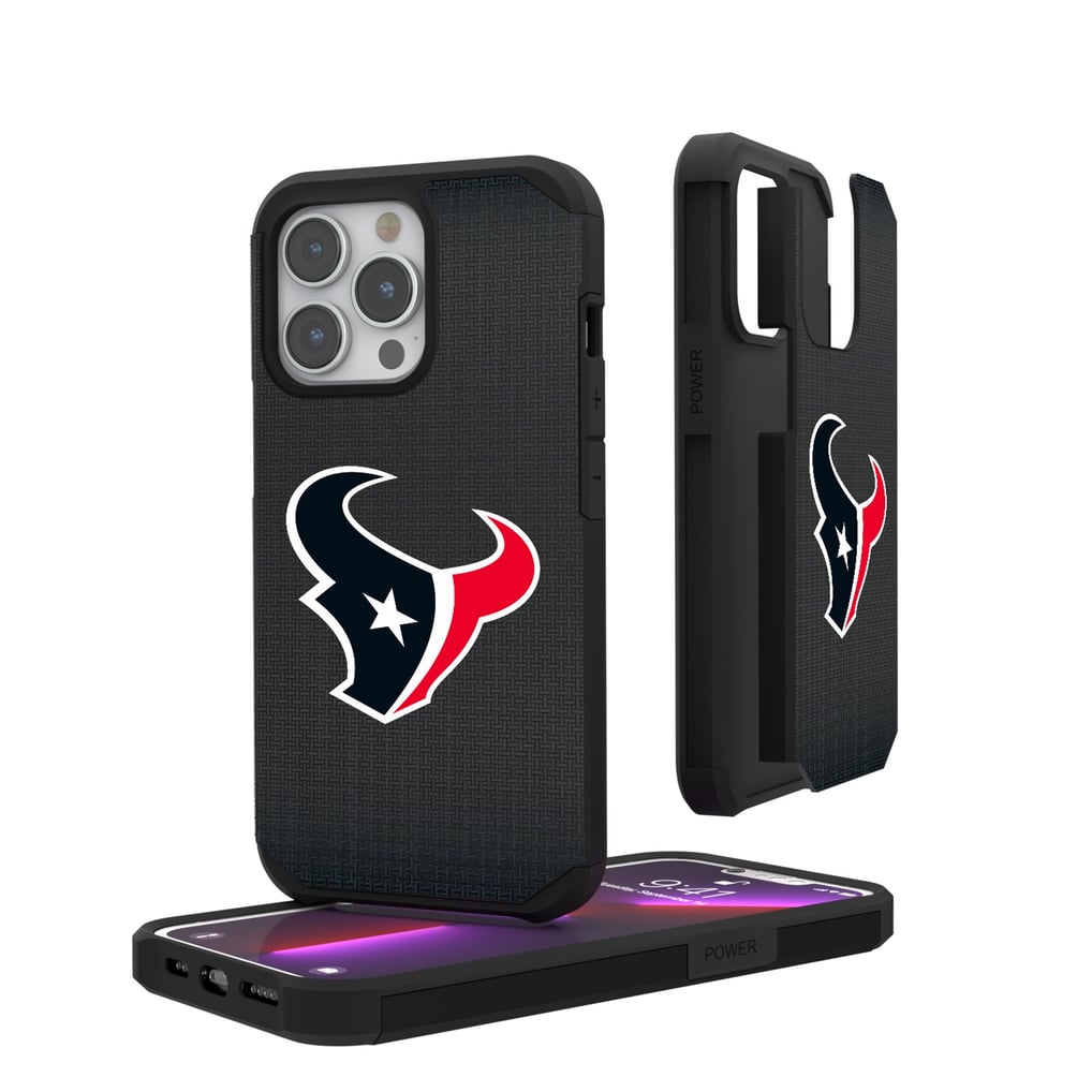 Houston Texans Linen Logo iPhone Rugged Case