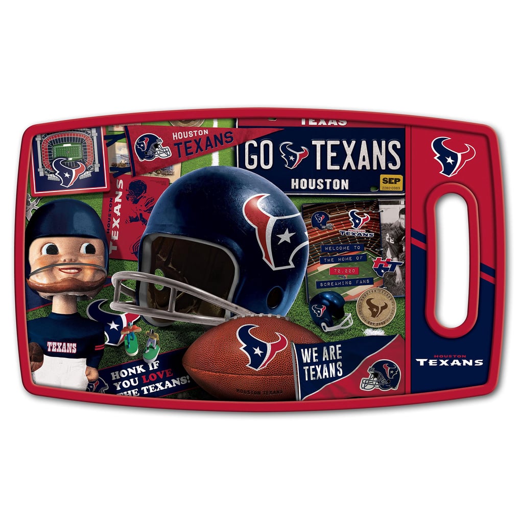 Houston Texans IDNA Retro Series Cutting Board