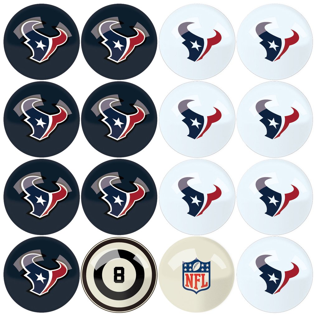 Houston Texans Imperial Billiard Ball Set with Numbers