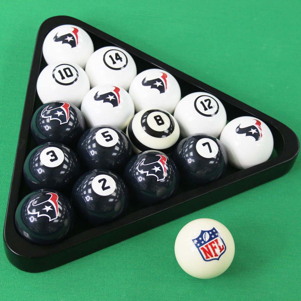 Houston Texans Imperial Billiard Ball Set with Numbers