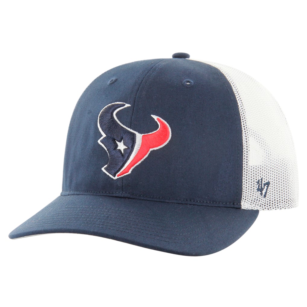 Houston Texans '47 Team Unstructured Trucker Adjustable Hat - Navy/White