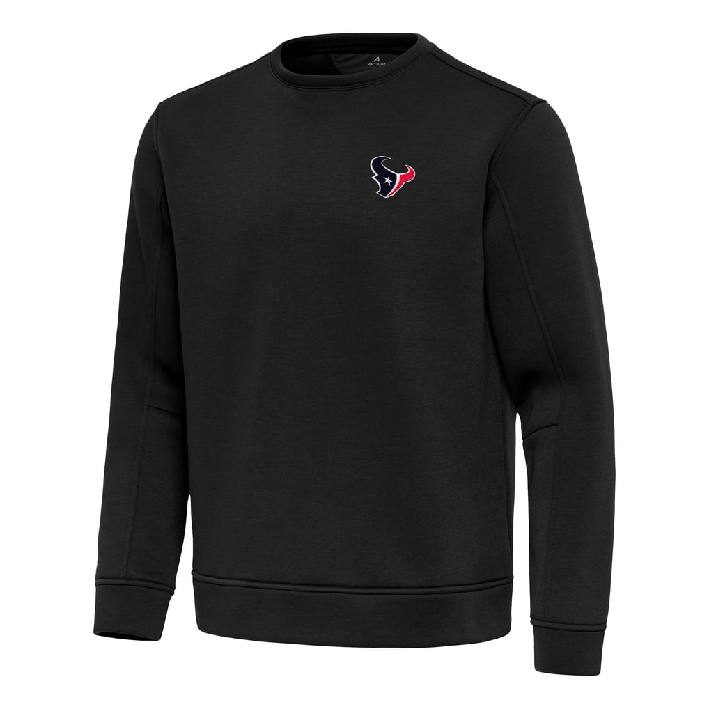 Houston Texans Antigua Relevant Lightweight Pullover Sweatshirt - Black