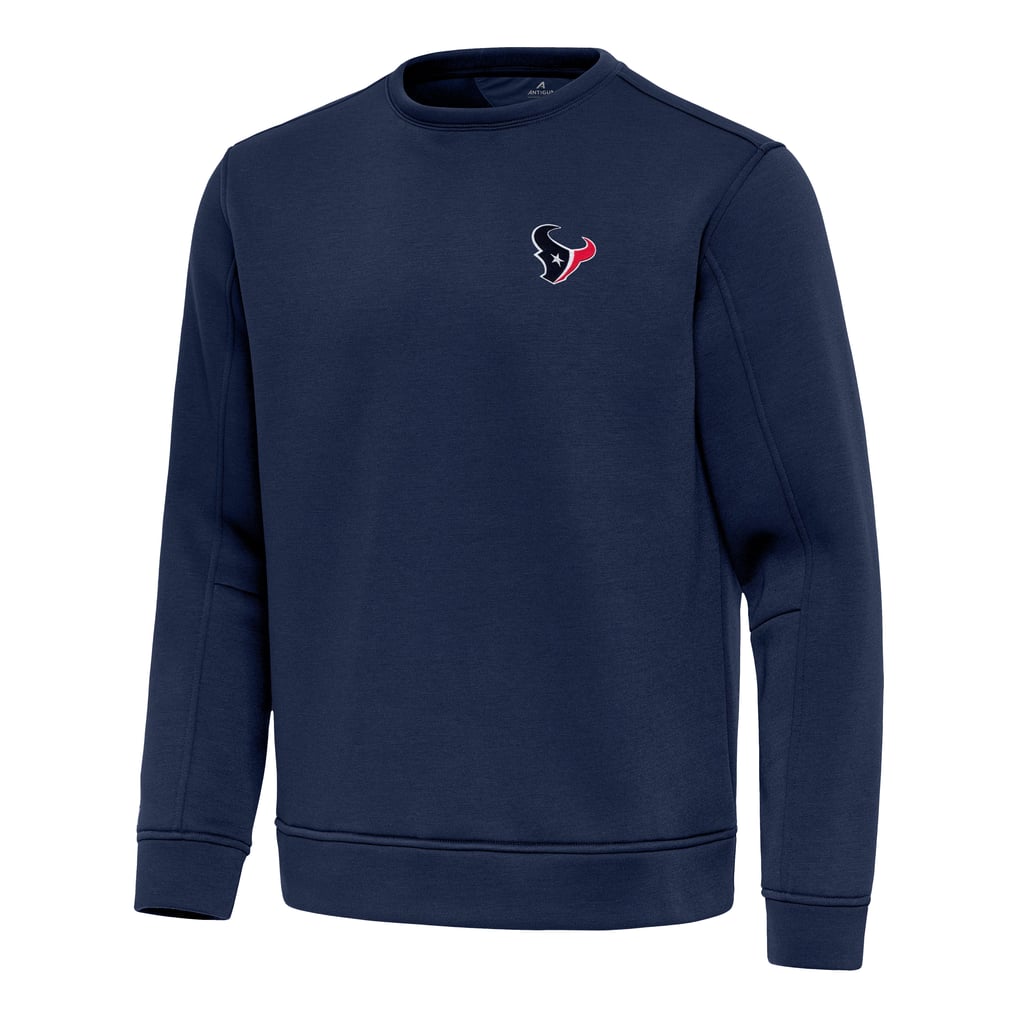 Houston Texans Antigua Relevant Lightweight Pullover Sweatshirt - Navy