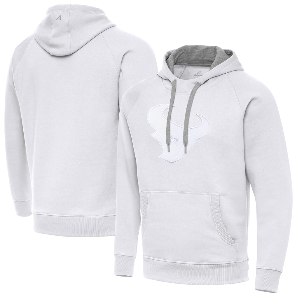 Houston Texans Antigua Victory Pullover Hoodie - White