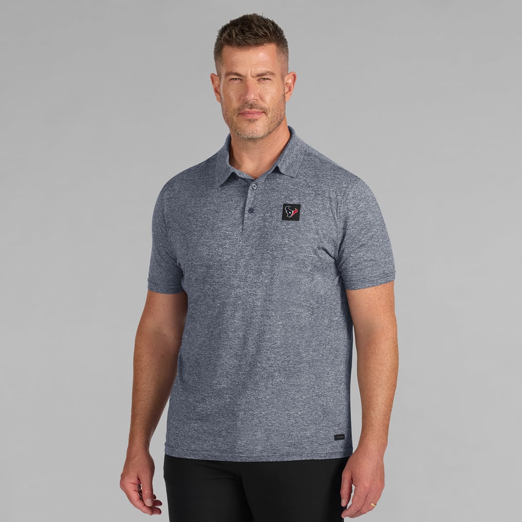 Houston Texans J. Palmer Four Down Polo - Navy